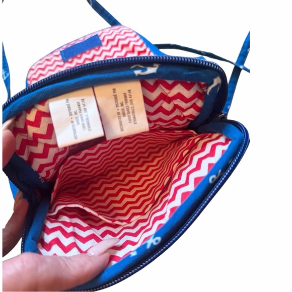 Charming Nautical Anchor Quilted Crossbody Bag by Darice - Picture 2 of 6